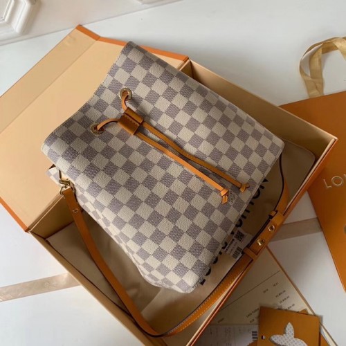 Louis Vuitton original Damier Azur NEONOE N44022 żółty