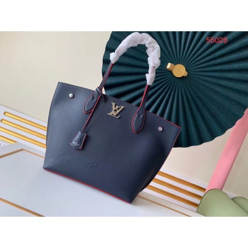 Louis vuitton original LOCKME GO M55028 Royal Blue