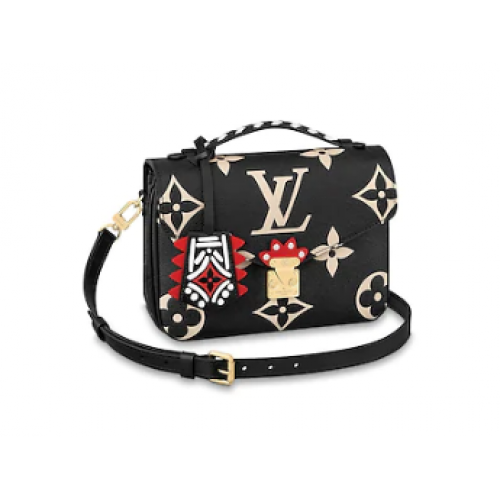 Louis Vuitton oryginał Louis Vuitton CRAFTY POCHETTE METIS M45384 czarny