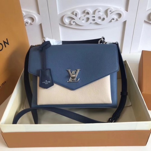 Louis vuitton original MY LOCKME M54849 niebiesko-biały