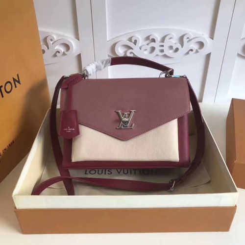 Louis vuitton original MY LOCKME M54849 różowo-biały