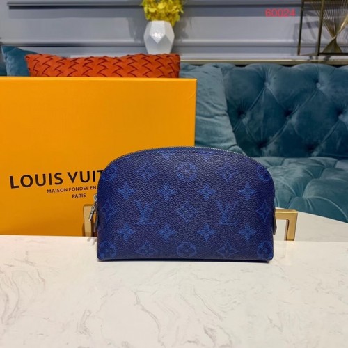Louis vuitton oryginalna kosmetyczka Monogram PM M52030 niebieska