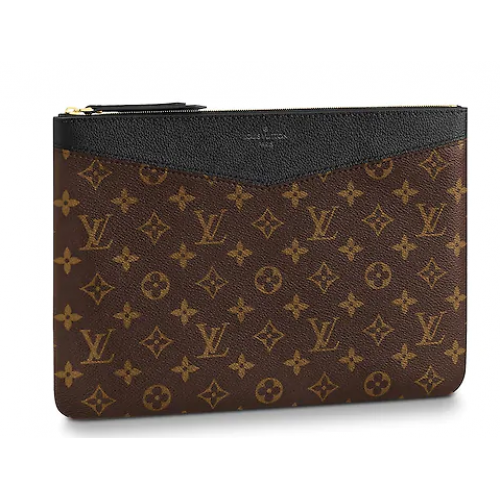 Louis Vuitton oryginalna torebka Monogram Canvas DAILY POUCH M62048 czarna