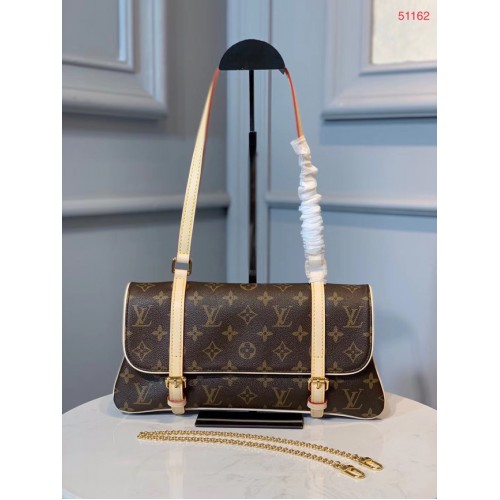 Louis Vuitton oryginalna skórzana torebka Monogram Canvas M51162
