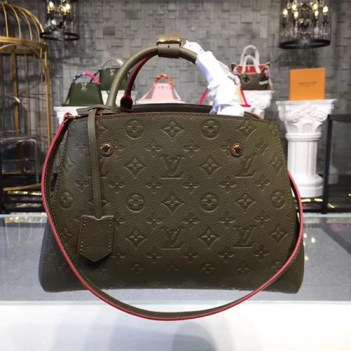 Louis Vuitton Oryginalny Mongram Print Montaigne PM M43660 Zielony