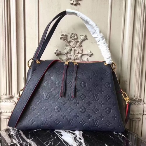 Oryginalny nadruk z Mongramem Louis Vuitton Ponthieu PM M43721 Granatowy
