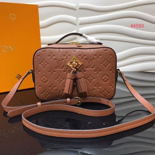 Oryginalny nadruk z Mongramem Louis Vuitton SAINTONGE M44593 Camel