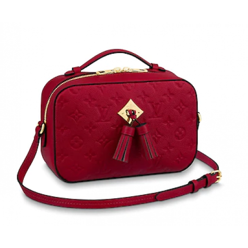 Oryginalny nadruk z Mongramem Louis Vuitton SAINTONGE M44593 Scarlet