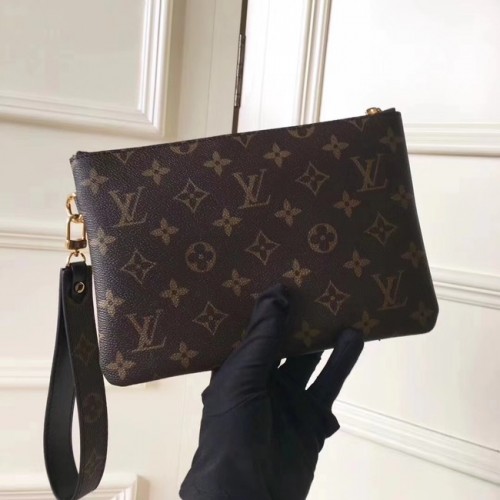 Louis Vuitton oryginalna płócienna torebka z monogramem CITY POUCH M63447-1