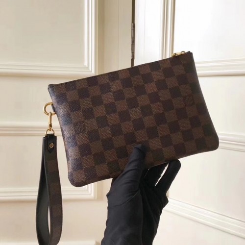 Louis Vuitton oryginalna płócienna torebka z monogramem CITY POUCH M63447-3