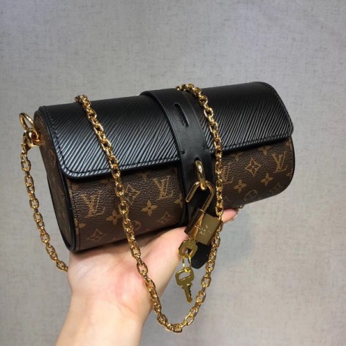 Louis Vuitton oryginalne etui na okulary z monogramem płócienne M43903 czarne