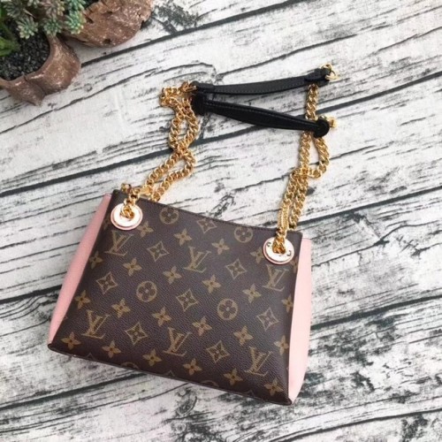 Louis vuitton oryginalny monogram canvas SURENE BB M43775 różowy