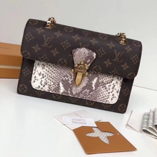 Louis vuitton oryginalny monogram canvas VICTOIRE M43731 różowy