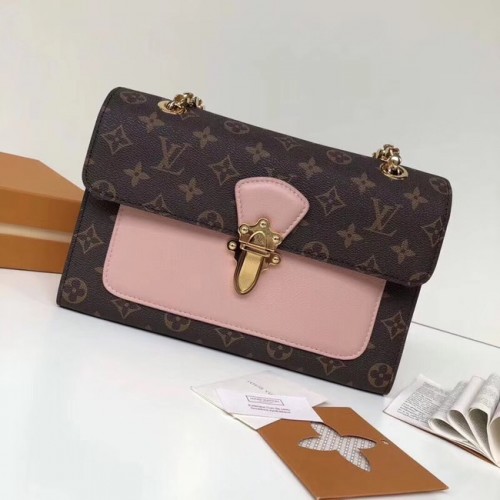 Louis vuitton oryginalny monogram victoire M41730 różowy