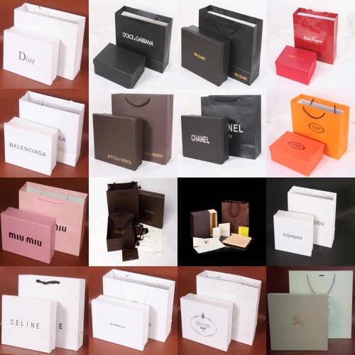 Luksusowy pakiet butów z torbą (pudełko, papierowa torba, paragon)