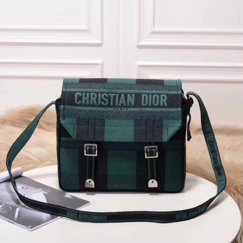 MESSENGER TAS DIOR OBLIQUE DIORCAMP M1291VRIS-2 Czarna zieleń