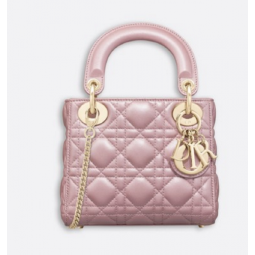 MINI LADY DIOR-TAS VAN LAMSLEER M15P różowy