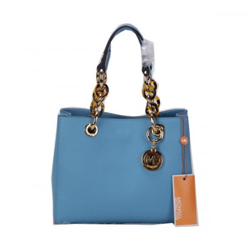 Torba podróżna Michael Kors Jet Set Original Leather MK0619 Light Blue