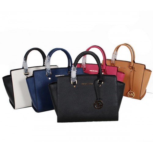 Michael Kors MK0909 Selma Top-Zip Satchel Bag