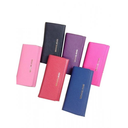 Portfel z klapką ze skóry saffiano Michael Kors MK3012