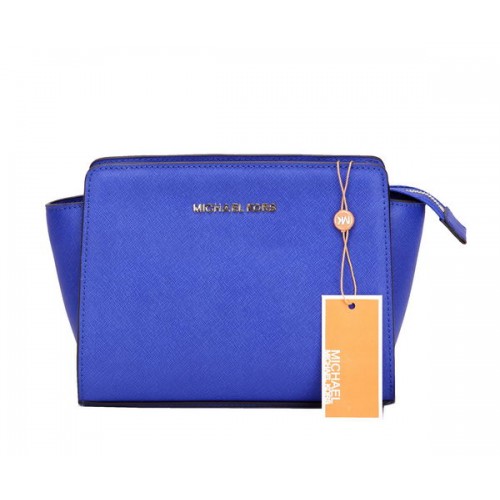 Michael Kors Mini Selma Messenger Bag MK1869 Niebieska