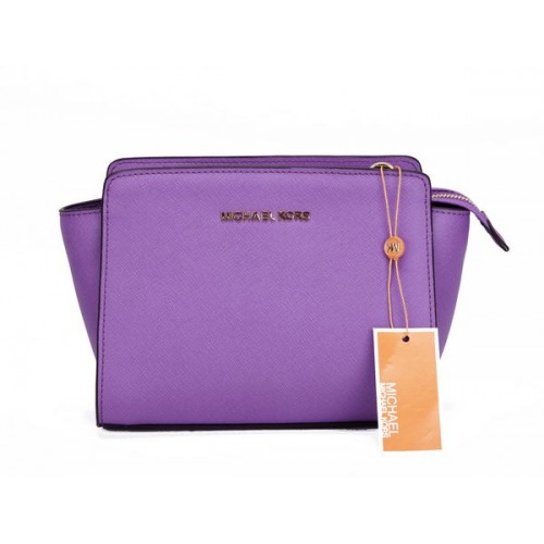 Michael Kors Mini Selma Messenger Bag MK1869 Lavender Purple