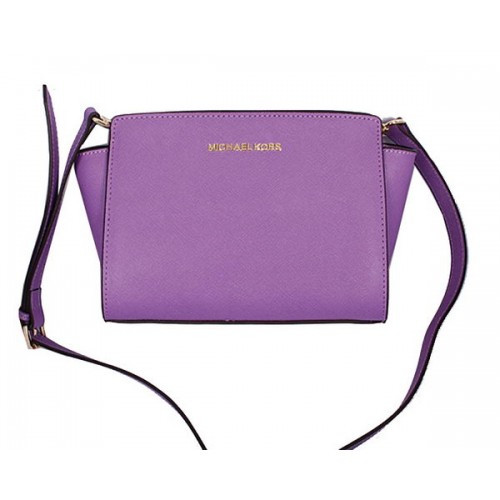 Torba listonoszka Michael Kors Mini Selma MK8710 Purple