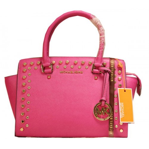 Michael Kors Selma Top-Zip Satchel Bag MK1887 Rose