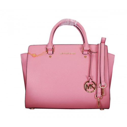 Michael Kors Selma Top-Zip Satchel Bag MK8700 Pink
