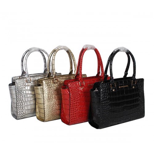 Michael Kors Selma Top-Zip Satchel Bag MK9558 Skóra krokodyla