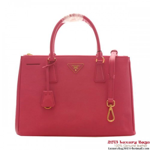 Prada BN2274 Torba typu tote ze skóry cielęcej Saffiano Rose