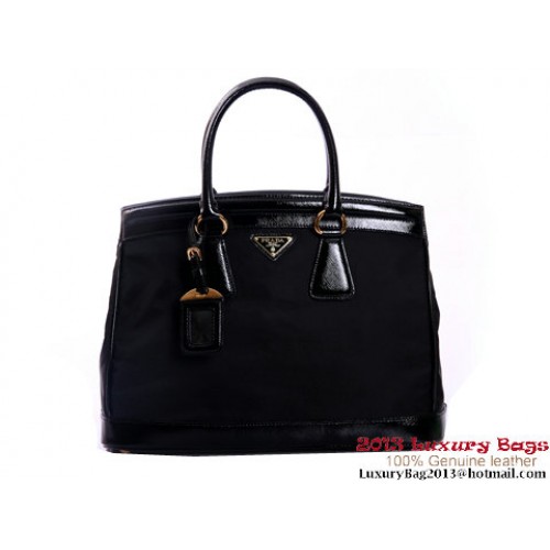 Torebka Prada Bluette Saffiano Leather Lux Canvas BN2402 Czarna