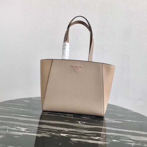 Torebka Prada Embleme Saffiano ze skóry 1BG288 Apricot