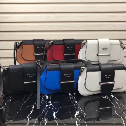 Oryginalna skórzana torba Prada 1BD168