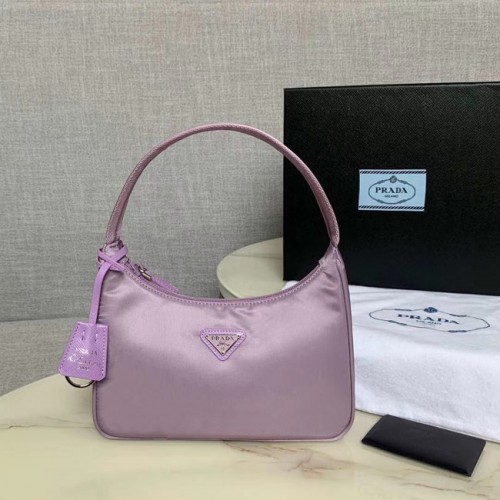 Prada Re-Edition 2000 nylonowa mini torebka 1NE515 Lavender