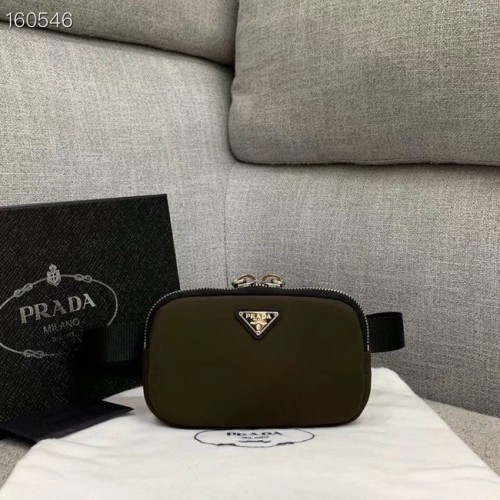 Prada Re-Edition nylon Pocket 82033 ciemnobrązowy