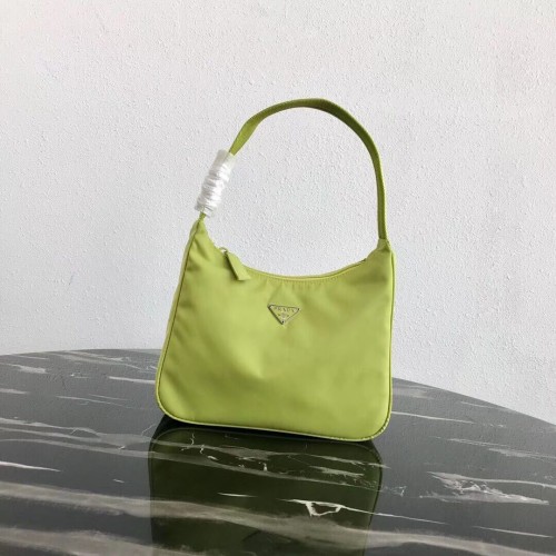 Torba typu tote Prada Re-Edition nylon MV519 zielona