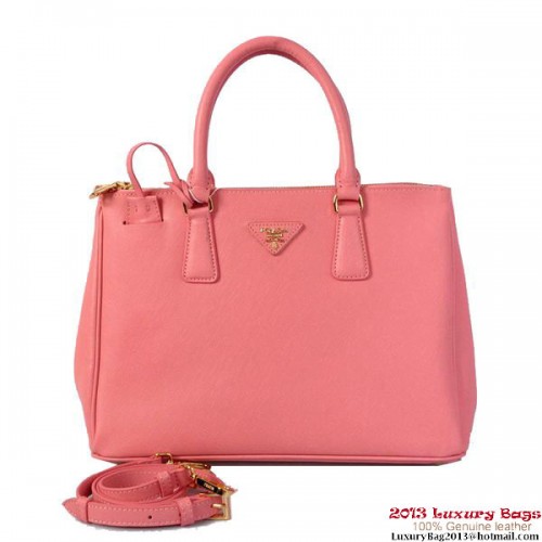 Torba Prada Saffiano Calf Leather Tote Bag 2274 Pink