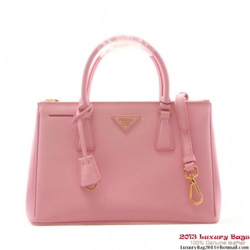 Torba Prada Saffiano Leather 30cm BN1801 Pink