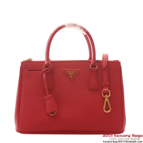 Torba Prada Saffiano Leather 30cm BN1801 Red