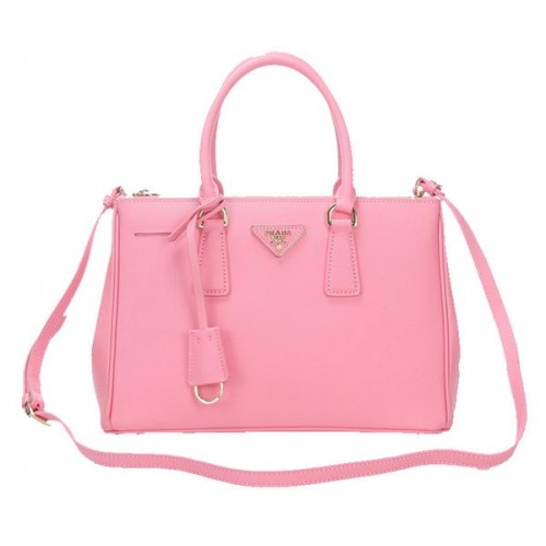 Torba Prada Saffiano Leather Tote Bag BN1801 Pink