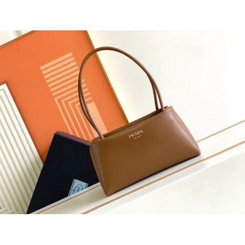 Torebka Prada Mała skórzana Prada Supernova 1BA368 karmelowa