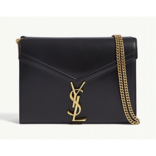 SAINT LAURENT Torba na ramię Cassandra 96156 czarna