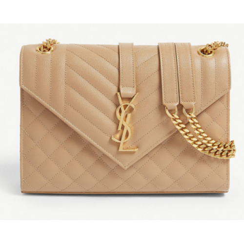 SAINT LAURENT Średnia torba 487206 morelowa