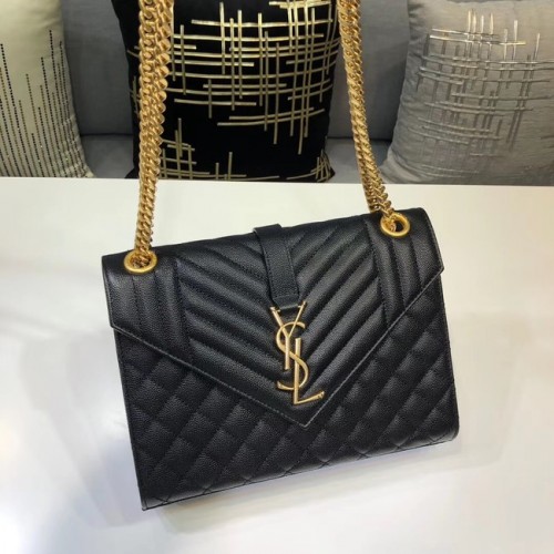 SAINT LAURENT Średnia torba 487206 czarna