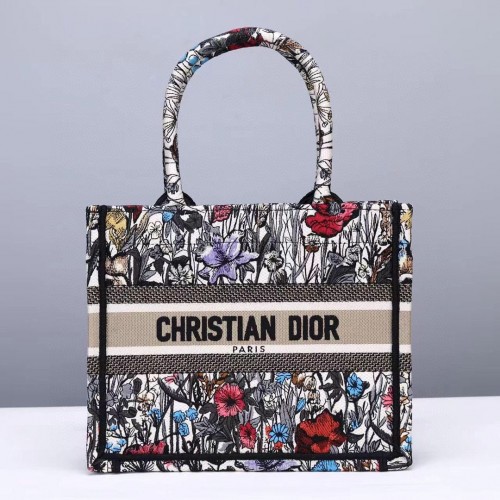 MAŁA TORBA DIOR BOOK TOTE Wielokolorowa Mille Fleurs Haft M1265