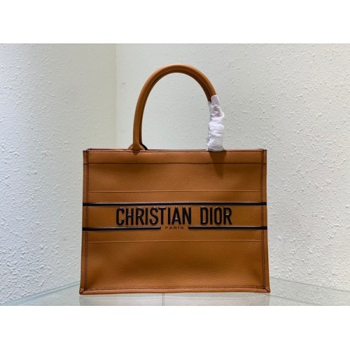 MAŁA TOREBKA DIOR BOOK TOTE skóra C1287-33 brązowa