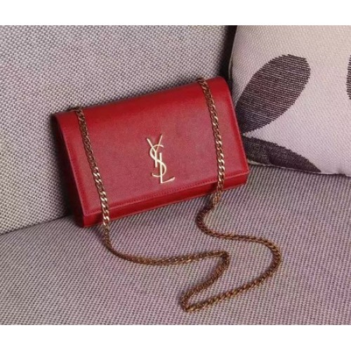 Torebka na ramię Saint Laurent mini Monogramme Cross-body 326076 Czerwona