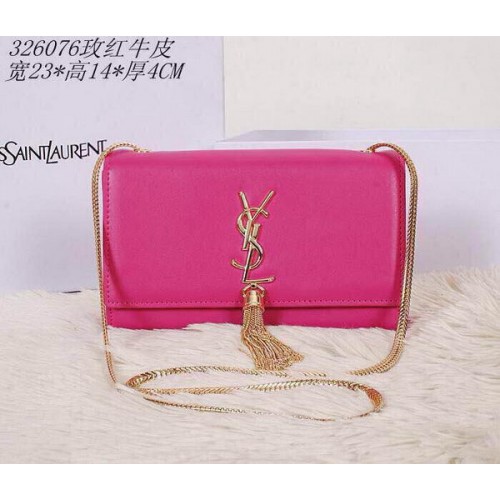 Torebka na ramię Saint Laurent Mini Monogram 326076 Różowa
