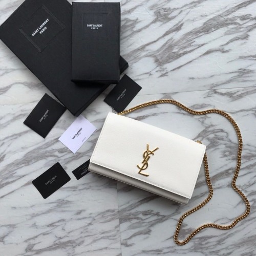 Torebka na ramię Saint Laurent mini Monogramme Cross-body 326076 biała
